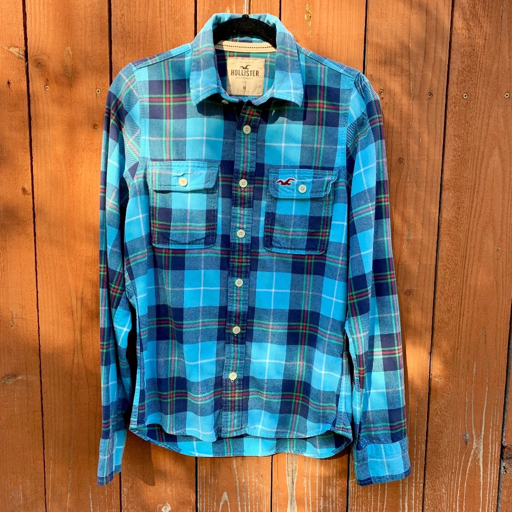 Hollister | Men's Medium-weight Plaid Flannel
